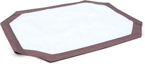 img 4 attached to 🛏️ Enhance Comfort & Extend the Lifespan - K&H Self-Warming Pet Cot Cover Replacement for Elevated Dog Beds (Cot Sold Separately)