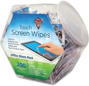 img 1 attached to 🧴 Falcon Office Share Pack: Touch Screen Wipes, 200 Packets, 5.0 in x 6.0 in, Individually Wrapped