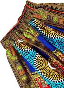 img 1 attached to Shenbolen Women's African Dashiki Maxi Skirt with Elastic Waist - One Size Fits All