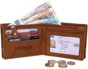 img 2 attached to 💼 Starhide 1150 Distressed Leather Wallet: Ultimate RFID Blocking Protection for Your Essentials