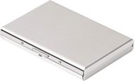 🔒 ultimate rfid blocking credit card holder: sleek stainless steel travel wallet for men logo