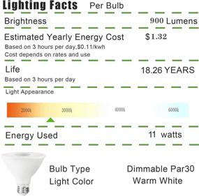 img 2 attached to 🌞 High Lumens Outdoor Par30 Flood Equivalent