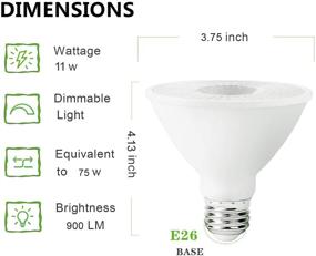 img 3 attached to 🌞 High Lumens Outdoor Par30 Flood Equivalent