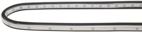 img 2 attached to 📏 Versatile Eowpower 24 Inch (60cm) Flexible Curve Ruler: Ideal for EngineeringDrawing, Design Graphics, and Garment Creation in Black and Blue