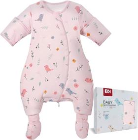 img 4 attached to Toddler Sleep Sleeve Wearable Blanket for Kids - Home Store in Nursery Bedding