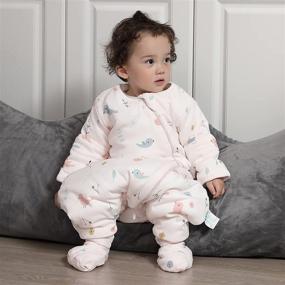 img 1 attached to Toddler Sleep Sleeve Wearable Blanket for Kids - Home Store in Nursery Bedding