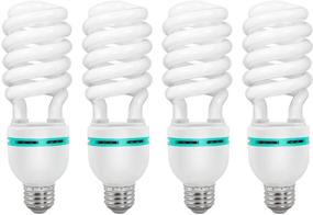 img 4 attached to 📸 LimoStudio [4-Pack] CFL 45W, 6600K Pure White Compact Fluorescent Bulb for Photography and Video Lighting, AGG117- Optimal for SEO