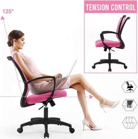 img 3 attached to Office Chair Ergonomic Computer Adjustable Furniture and Home Office Furniture