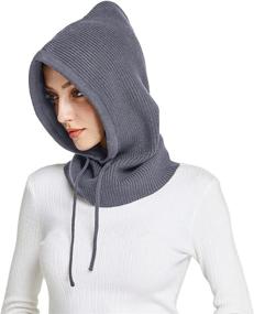 img 4 attached to Facecozy Cashmere Detachable Elastic Drawstring Outdoor Recreation and Outdoor Clothing