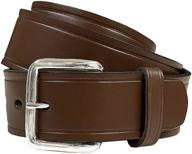 👔 genuine leather silver brown belts for men - bs1303 s002b uniform men's accessories логотип