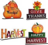 🍁 sankuu wooden centerpiece signs harvest party thanksgiving table decoration – enhancing your holiday décor логотип