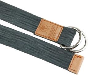 img 2 attached to 👖 Samtree Adjustable Canvas Military Buckle Men's Belt Accessories