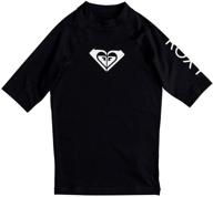 👚 roxy girls hearted sleeve rashguard: stylish protection for girls' clothing logo