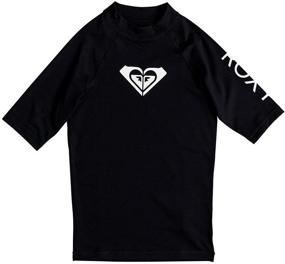 img 2 attached to 👚 Roxy Girls Hearted Sleeve Rashguard: Stylish Protection for Girls' Clothing