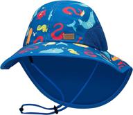 quick beach animal boys' accessories: protection bucket hats & caps logo