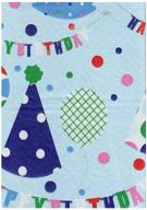 happy birthday tablecloth flannel backed logo