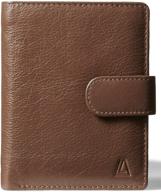 tabbed men's leather architect blocking bifold accessories logo