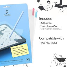 img 3 attached to 📱 iPad Mini 7.9 Inch (2019) Paperlike Screen Protector - Matte Film for Enhanced Drawing, Writing, and Note-taking Experience