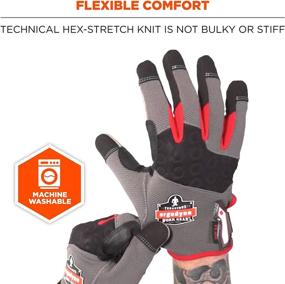 img 1 attached to Ergodyne ProFlex Resistant Gloves Heavy Duty