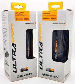 img 2 attached to Pair of Continental Ultra Sport III 700x28 Folding Tires, Black/Black with PureGrip Technology