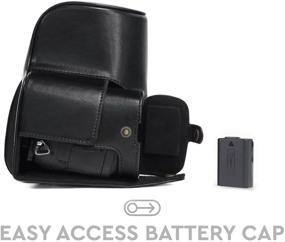 img 1 attached to 📷 MegaGear Ever Ready Leather Camera Case for Sony Cyber-Shot DSC-RX10 IV & III - Premium Protection and Convenience