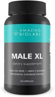 💪 male xl enhanced performance & stamina boost dietary supplement by amazing bio labs logo
