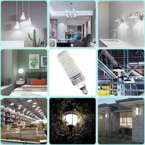img 1 attached to Daylight Candelabra Equivalent Chandelier Non Dimmable Industrial Electrical for Lighting Components