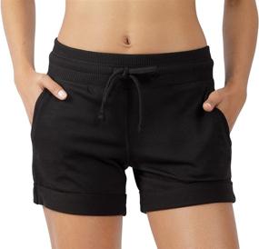 img 3 attached to 🩳 Women's Activewear Lounge Shorts with Pockets and Drawstring - Soft and Comfy 90 Degree by Reflex