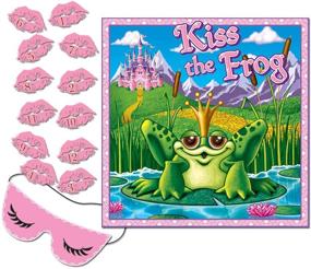 img 4 attached to 👄 Kiss The Frog Party Game - Mask & 12 Lips Included - Party Accessory (1 count) (1/Pkg) - Enhanced SEO