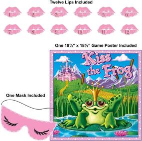 img 3 attached to 👄 Kiss The Frog Party Game - Mask & 12 Lips Included - Party Accessory (1 count) (1/Pkg) - Enhanced SEO