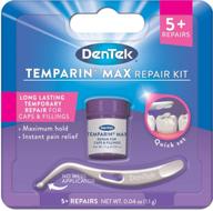 🦷 dentek temparin max dental repair kit, 24 packs of 5+ repairs for lost fillings and loose caps logo