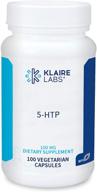 гипоаллергенный препарат klaire labs 5-htp 100 мг: добавка для поддержания сна и настроения с экстрактом семян грифонии - повышение серотонина гидрокситриптопана! (100 капсул) логотип