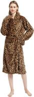 merrylife women's long bathrobe dress with adjustable waistbelt - luxurious petite lounger robe logo