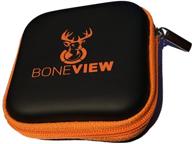 boneview protective storage case: weather resistant shell for deer hunting and scouting accessories (orange) logo