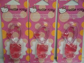 img 2 attached to 🌸 Fresh Blooms Hello Kitty Hanging Car or Home Air Freshener/Deodorizer - Scented (3 Pack)