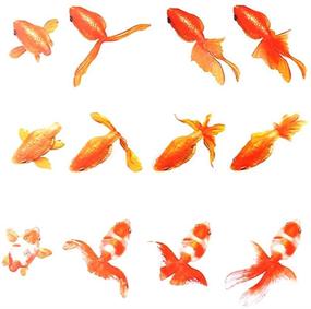 img 3 attached to 🐠 Huture 6 Sheets 3D Resin Koi Fish Leaves Painting Sticker Goldfish Stickers: Enhance Your Resin Craft Art with Crystal Epoxy Gold Fish Pond Clear Film Stickers!