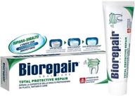 biorepair total protective repair toothpaste: advanced microrepair formula, 2.5 fluid ounce (75ml) tube, italian import logo