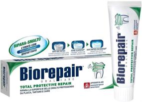 img 4 attached to Biorepair Total Protective Repair Toothpaste: Advanced microRepair Formula, 2.5 Fluid Ounce (75ml) Tube, Italian Import