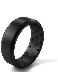 img 4 attached to 💍 BULZi Wedding Bands: Massaging Silicone Rings with Airflow for Unmatched Comfort, Safety, and Flexibility