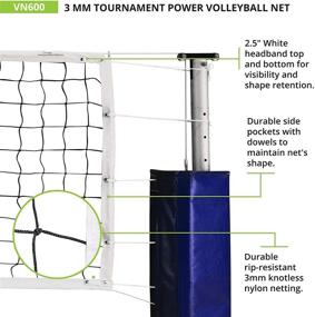 img 2 attached to 🏐 Ultimate Champion Sports Official Tournament and Olympic Sized Volleyball Nets: Heighten Your Game!