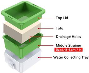 img 3 attached to 🔧 QBB Tofu Press: A Game-Changer for Enhanced Tofu Flavor and Texture at Home