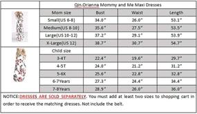 img 2 attached to Qin Orianna Bohemian Style Girls' Clothing Set - White and Pink Matching Dresses