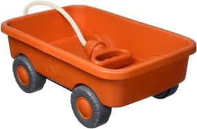 img 3 attached to 🚂 Phthalate-Free Orange Green Toys Wagon
