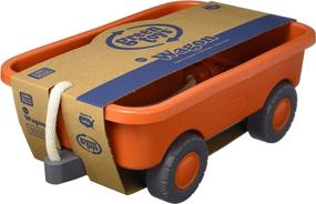 img 2 attached to 🚂 Phthalate-Free Orange Green Toys Wagon