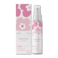 🌹 nabia rose glow hydrating face mist: unlocking radiant skin with rose, cica, green tea, botanical extracts, 3.38 fl oz logo