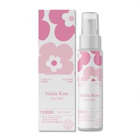 img 4 attached to 🌹 Nabia Rose Glow Hydrating Face Mist: Unlocking Radiant Skin with Rose, Cica, Green Tea, Botanical Extracts, 3.38 Fl Oz