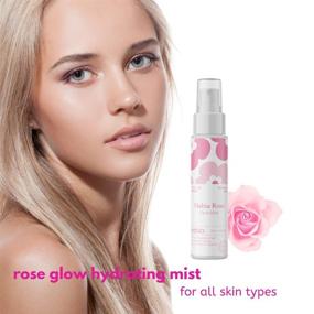 img 3 attached to 🌹 Nabia Rose Glow Hydrating Face Mist: Unlocking Radiant Skin with Rose, Cica, Green Tea, Botanical Extracts, 3.38 Fl Oz