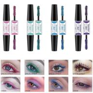 coosa 2-in-1 waterproof lengthening mascara - 4 colors, natural & long-lasting for eye makeup logo