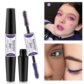 img 1 attached to COOSA 2-in-1 Waterproof Lengthening Mascara - 4 Colors, Natural & Long-Lasting for Eye Makeup