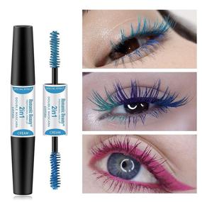 img 2 attached to COOSA 2-in-1 Waterproof Lengthening Mascara - 4 Colors, Natural & Long-Lasting for Eye Makeup